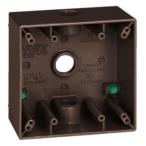 bronze exterior electrical box 3 gang|3 gang electrical boxes.